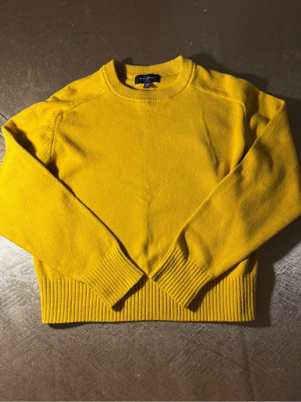 Banana Republic Yellow Crewneck Sweater- Unisex